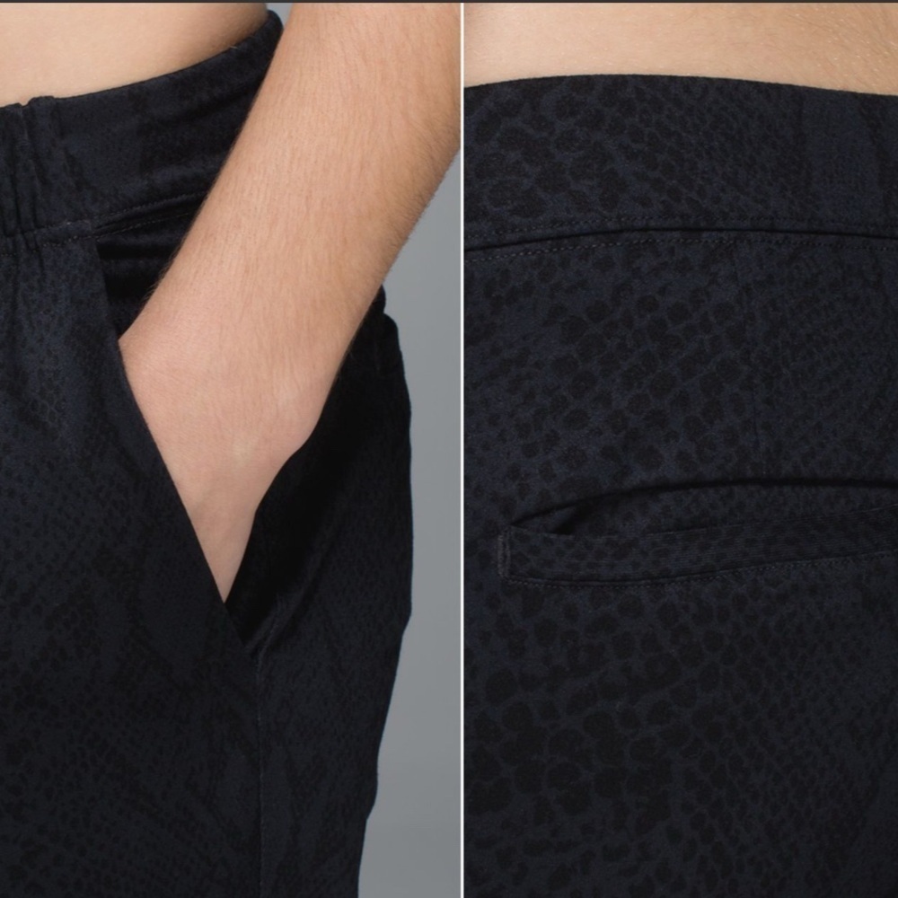 Lululemon Athletica Black Track Pants with Elastic Waistband - Picture 4 of 14